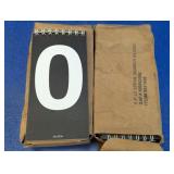 (28) Packs of 5.5" Spiral Flip Numbers Lot