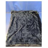 Bedsure Navy Blue Plush Fleece Throw Blanket