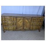 (1) Wooden Sideboard Cabinet w/ Drawers