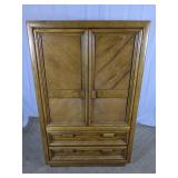 (1) Wooden Storage Cabinet w/ Doors & Drawers