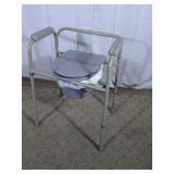 Bedside Commode Chair With Bucket And Armrests
