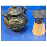 (2) Decorative Incense & Candle Holders
