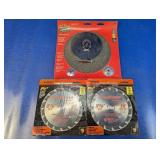 (3) Vermont American & FireStorm Saw Discs