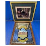 (2) Glenlivet St. Andrews Bar Mirror & Egret Print
