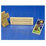 (3) Religious Plaster Dï¿½cor Pieces