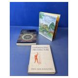 (3) Architecture & Gardening Books Trio