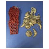 (2) Sets of Sun Moon & Holiday Ornaments