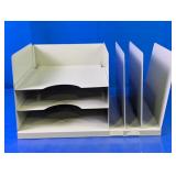 (1) Huntlit-Ning Metal Desktop Mail Organizer