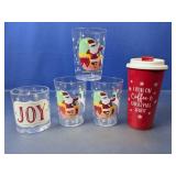 (5) Holiday Drinkware Set