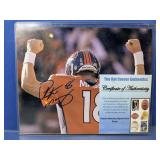 (1) Peyton Manning Signed Denver Broncos Photo COA