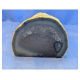 (1) Blue Agate Slice Geode