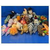 (15+) TY Beanie Babies Assorted Plush Animals