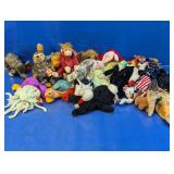 (15+) TY Beanie Babies Plush Animals