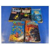 (5) Vintage Sci-Fi Paperback Books Lot