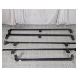 Adjustable Metal Bed Frame w/ Casters