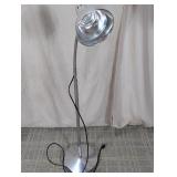 Task-Vision Chrome Gooseneck Floor Lamp