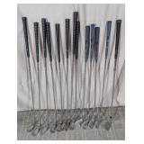 (13) Mixed of Vintage & Modern Golf Clubs Set