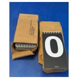 (28) Packs of 5.5" Spiral Flip Numbers Lot