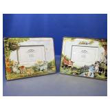 (2) Van Hygan & Smythe Kitten Photo Frames