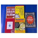 (5) Educational Books - Test Your Math IQ & More