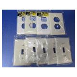 (9) Hubbell Wall Plate Covers
