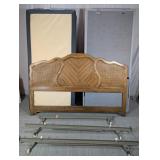 Vintage Headboard & Tempur-Pedic Power Base