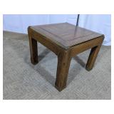 (1) Wood Side Table
