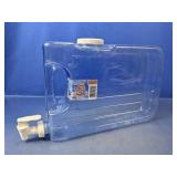 (1) H2O Slimline 1.25 Gallon Water Container