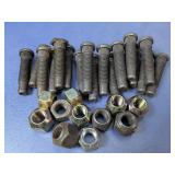 Collection of Assorted Metal Wheel Studs And Hex