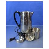 (1) Stainless Steel Electric Coffee Percolator