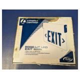 (1) Lithonia Edge-Lit LED Exit Sign