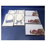 (7) Botanical & Food Themed Stationery Cards