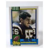 ROOKIE CARD 1990 TOPPS TRADED HOF JUNIOR SEAU