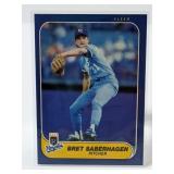 2ND YR CARD 1986 FLEER BRET SABERHAGEN