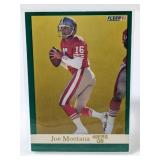 1991 FLEER HOF JOE MONTANA CARD