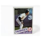 2ND YR CARD 1985 TOPPS DON MATTINGLY