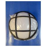 (1) Plastic Outdoor Dome Light Fixture
