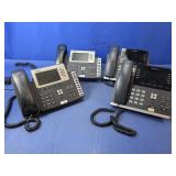 (4) Yealink IP Desk Phones