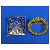 (2) Metal Belt Buckle ï¿½ Western Germany & More