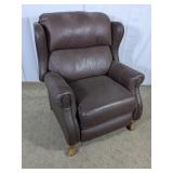 Brown Leather Recliner Chair With Footrest