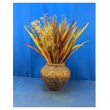 (1) Decorative Vase w/ Artificial Floral