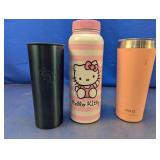 (3) Assorted Reusable Tamblers Trio