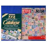 (2) Scott Stamp Catalog & Life Magazine ï¿½ Stamp