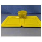 (3) JCP Home Avocado Dinnerware Pieces