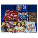 (7) Cookbooks Lot - Food Network & More