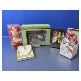 (5)Christmas, Angel & Baseball Collectibles Lot