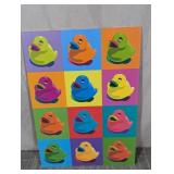 (1) IKEA KNISTA Pop Art Duck Wall Art