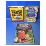 (3) Cookbooks - Fix-It and Forget-It & More