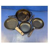 (4) Assorted Frying Pans