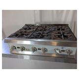 CPG 6-Burner Natural Gas Countertop Range